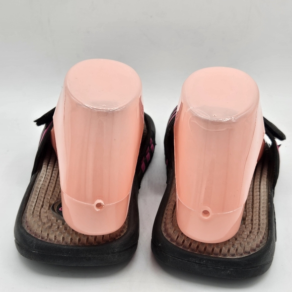 Adidas adissage hot pink and black slipon slide sandals size 4 - Picture 6 of 15
